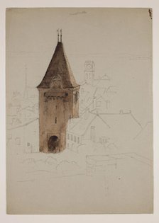 Neufchatel, Switzerland, 1841. Creator: Thomas Cole.