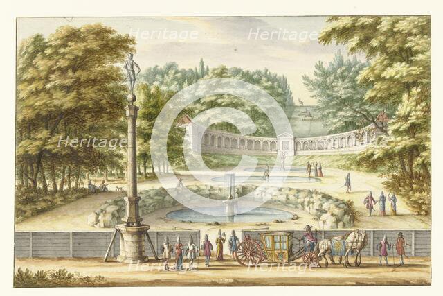 Amphitheatre in Kleef, looking south, 1675-1685. Creator: Jan van Call.