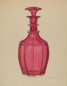 Carafe, c. 1937. Creator: Janet Riza.