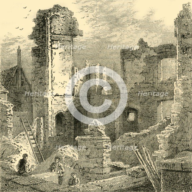 'Ruins of the Convent of St. Clare', c1872. Creator: Unknown.