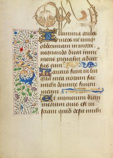 Decorated Text Page; Prayer Book of Charles the Bold, 1469. Creator: Unknown.