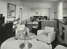'Studio and dining-room in house in Brussels', 1937. Creator: Unknown.
