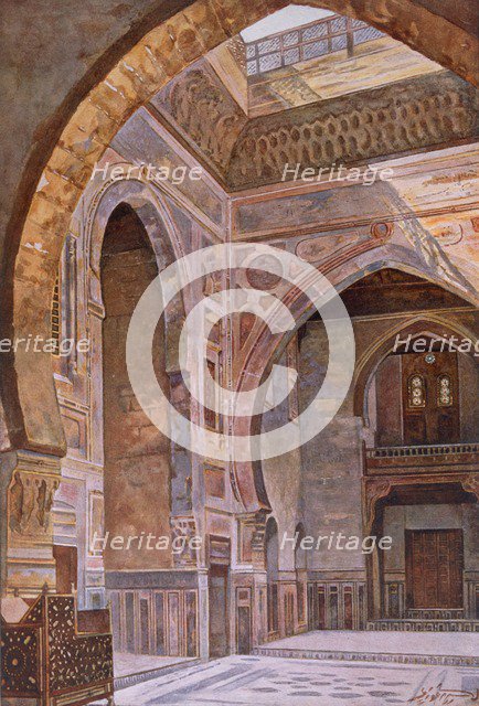 Mosque and Madrasa of Sultan Al-Ghuri, pub. 1949. Creator: Alhusain Fawzy (19th century).