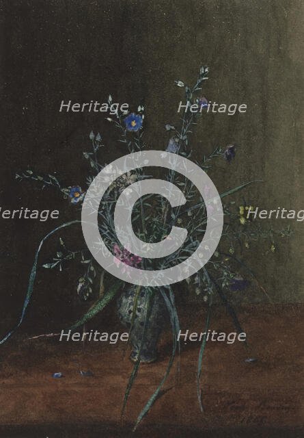 Bouquet of Wild Flowers and Grasses, 1865. Creator: Leon Bonvin.