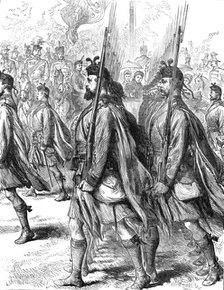 The London Scottish Volunteers, 1881. Creator: Unknown.