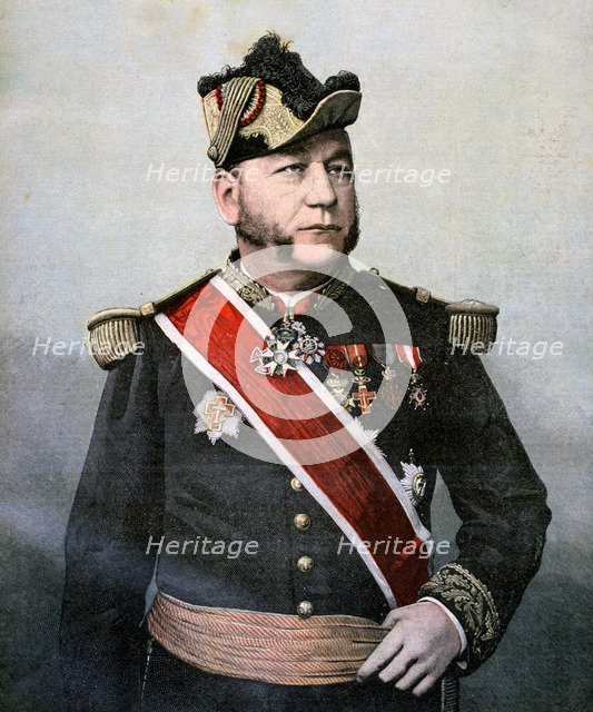 Admiral Humann, French Far East Navy Commander, 1893. Artist: Unknown