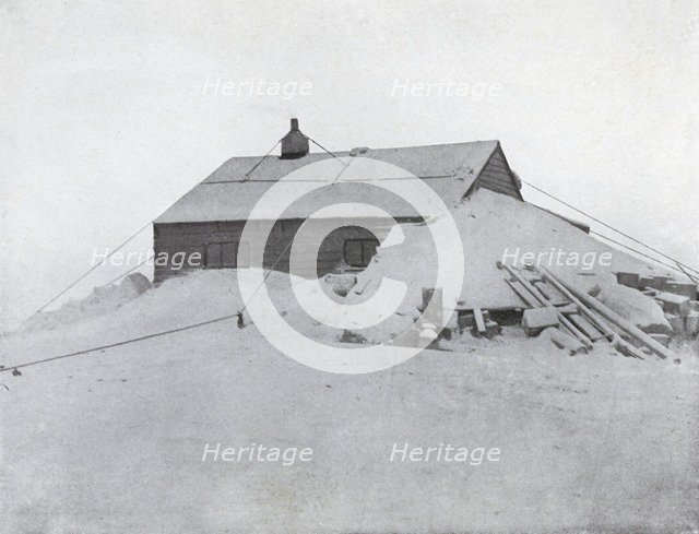 'The Hut at Cape Adare', c1911, (1913). Artist: G Murray Levick.