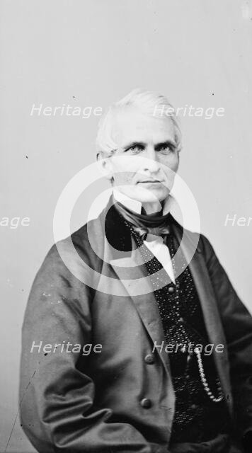 Asahel Wheeler Hubbard of Iowa, between 1855 and 1865. Creator: Unknown.