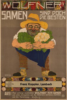 Wolfner's seeds are the best, c1900. Creator: Karpellus, Adolf (1869-1919).