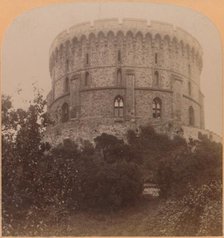 'The round Tower, Windsor, England - the Castle-prison from Edward III, to Charles II', 1900.  Creator: Underwood & Underwood.