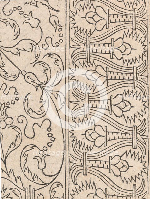 New Modelbüch allen Nägerin u. Sydenstickern (Page 22v), 1556. Creator: Hans Hoffman.