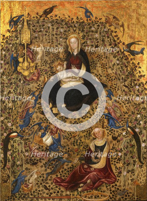 Madonna of the Rose Garden, 1420. Creator: Sassetta (1392-1450).