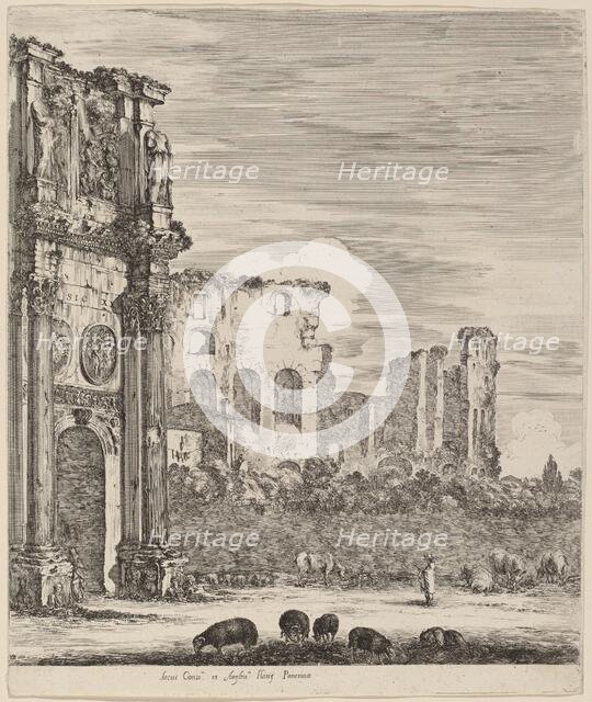 Arch of Constantine, 1656. Creator: Stefano della Bella.