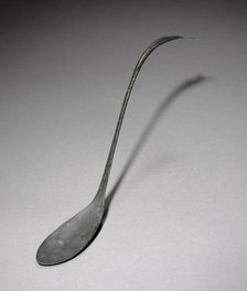 Spoon with Fish-Tail Design, 918-1392. Creator: Unknown.