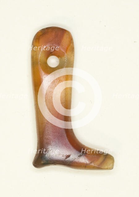 Amulet of a Leg and Foot, Egypt, Late Old Kingdom-First Intermediate Period, Dynasties 5-11... Creator: Unknown.