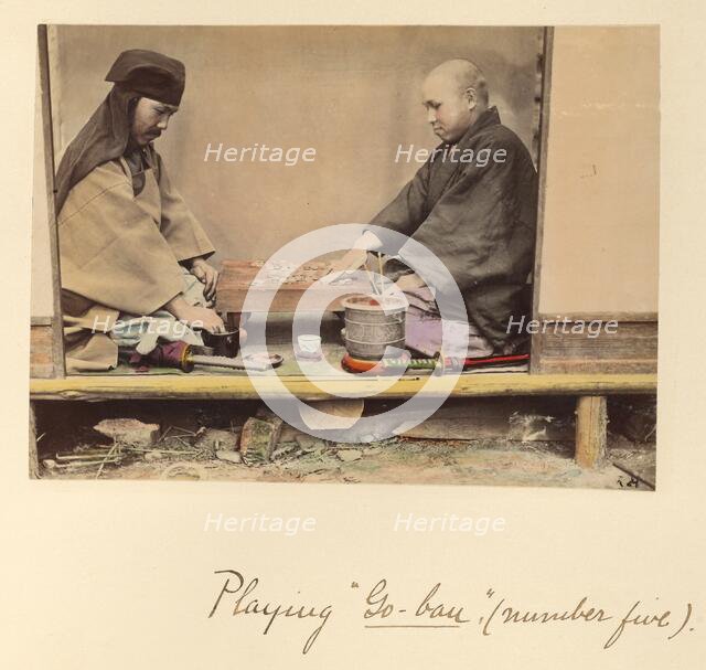 Playing 'Go-bau' (number five), about 1873-1883. Creator: Shinichi Suzuki I.