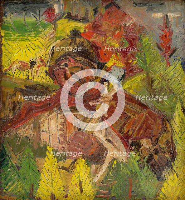 Lumberjack, 1940-1944. Creator: Arnold Peter Weisz-Kubincan.