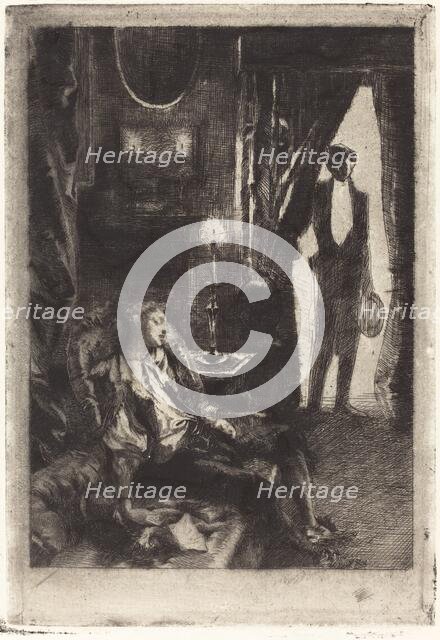 Iza Sleeping (Le Sommeil d'Iza), 1885. Creator: Paul Albert Besnard.