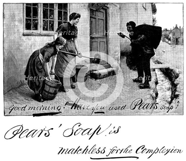 Advertisement for Pears’ Soap, 1890. Creator: Unknown.