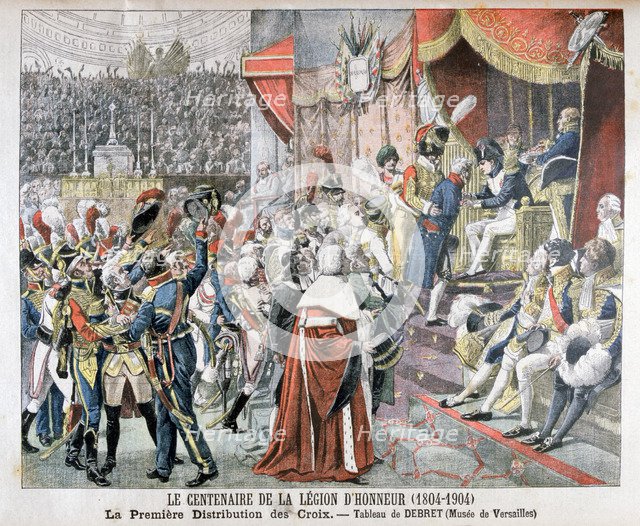 'The First Distribution of Crosses of the Legion of Honour', 1804 (1904). Artist: Unknown