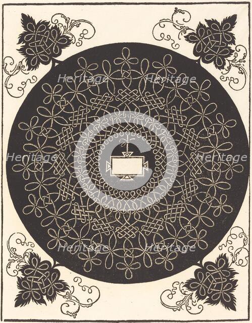 The Second Knot (with an oblong tablet), probably 1506/1507. Creator: Albrecht Durer.