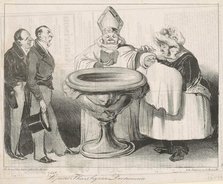 Le Petit Thiers, Baptisé Doctrinaire, 19th century. Creator: Honore Daumier.