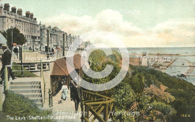 'The Leas Shelter, Folkestone', 1900s. Creator: Unknown.
