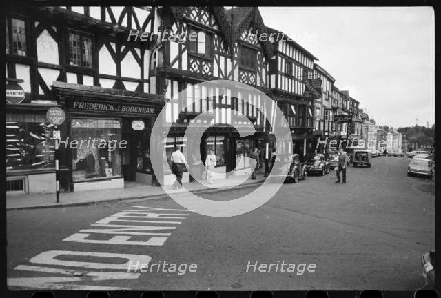 Broad Street, Ludlow, Shropshire, c1955-c1980. Creator: Ursula Clark.