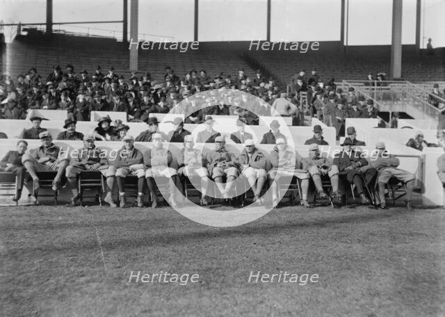 New York NL Giants recruits at the Polo Grounds, NY (baseball), 1913. Creator: Bain News Service.