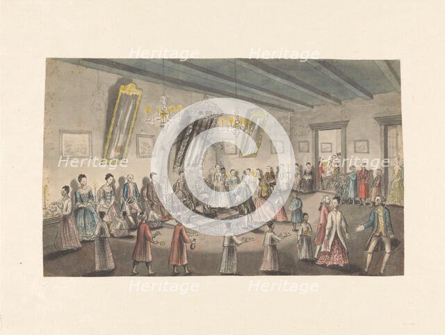 Dutch bridal party in Batavia, 1779-1785. Creator: Jan Brandes.