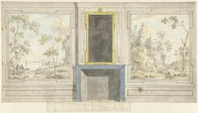 Design for room wall for JDDekinge, c.1752-c.1819. Creator: Juriaan Andriessen.