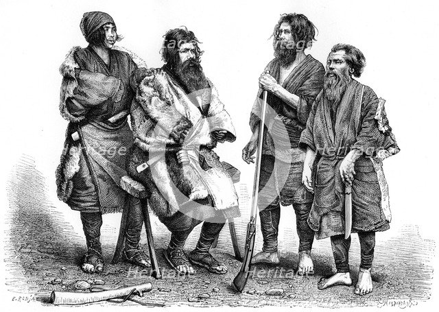 Ainu people, Japan, 1895. Artist: Unknown