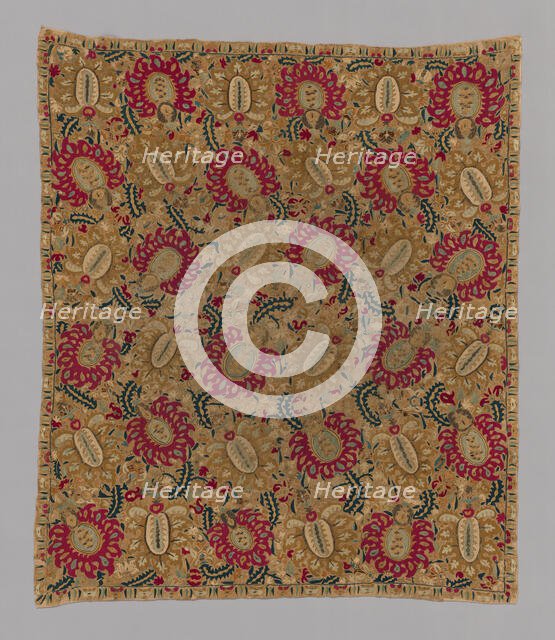 Bedcover, Greece, 17th/18th century. Creator: Unknown.