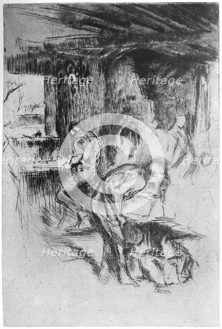 'The Little Forge', c1860 (1904).Artist: James Abbott McNeill Whistler
