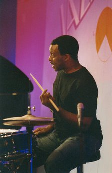 Herlin Riley, Nairn International Jazz Fesival, Scotland, 2004. Creator: Brian Foskett.
