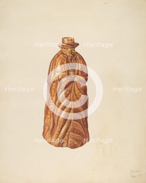 Wine Bottle, c. 1938. Creator: Al Curry.