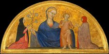 Madonna and Child with Donors, ca. 1365. Creator: Giovanni da Milano.