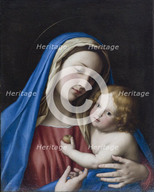 The Virgin and Child.