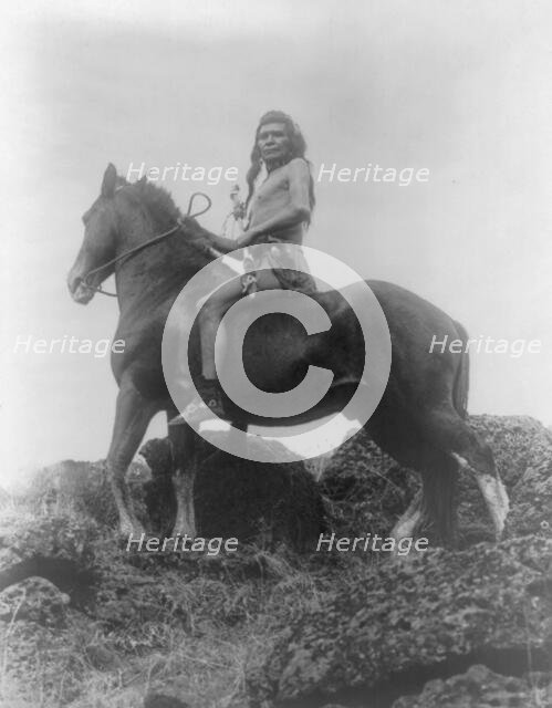 The scout-Nez Percé, c1910. Creator: Edward Sheriff Curtis.