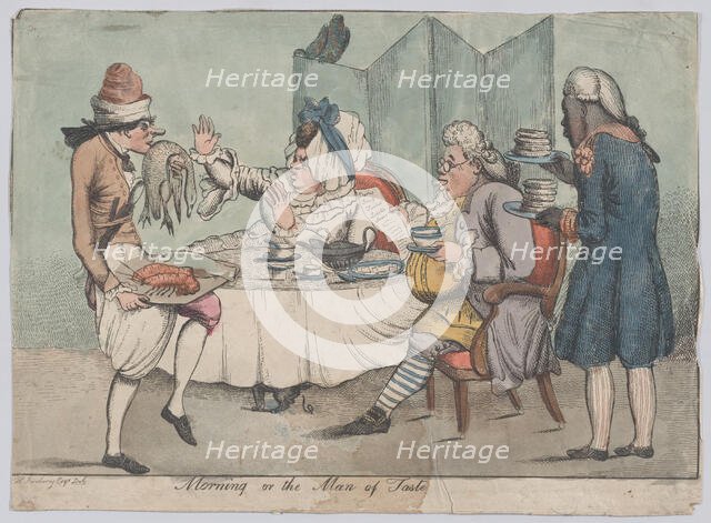 Morning, or, the Man of Taste, 1802-11. Creator: Unknown.