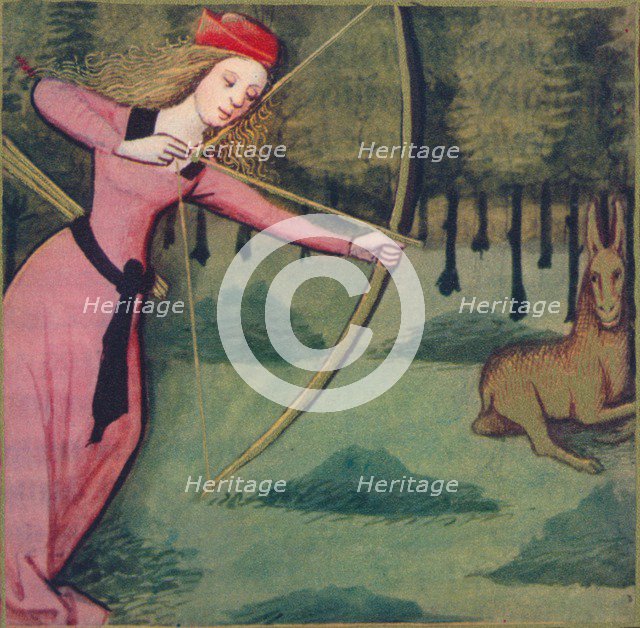 'Zenobie - Reine De Palmyre', 1403, (1939). Artist: Master of Berry's Cleres Femmes.