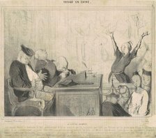 La justice chinoise, 19th century. Creator: Honore Daumier.