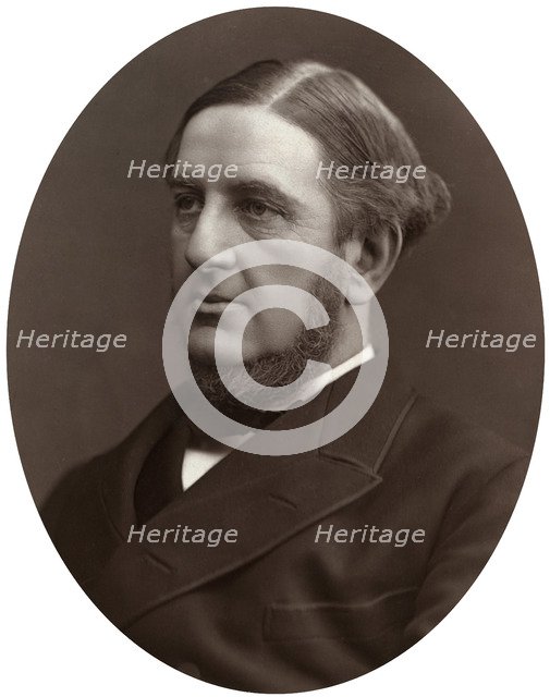 Sir William Vernon Harcourt QC, MP, Professor of International Law at Cambridge University, 1877.Artist: Lock & Whitfield