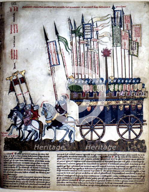 Miniature for work 'Electorium Parrum Breviculum seu' codex St. Peter, with scenes from the life …