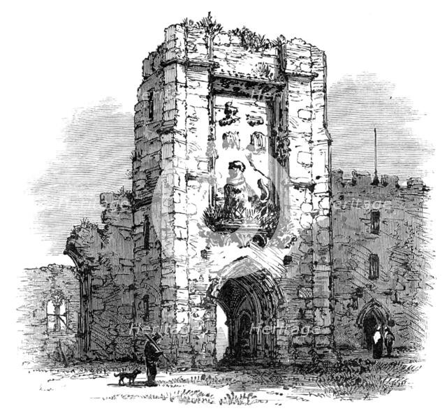 Gateway in the Castle, Warkworth, 1881. Creator: Unknown.