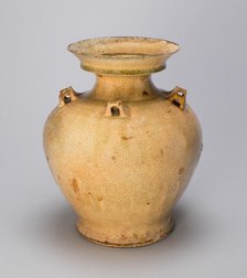 Jar with Six Square Loop Handles, Six dynasties period / Southern dynasties, 2nd half of 5th cent. Creator: Unknown.