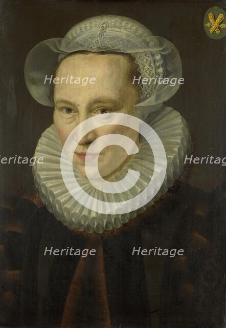 Portrait of Grietje Pietersdr Codde (1538-1607), 1586. Creator: Adriaen Thomasz Key.