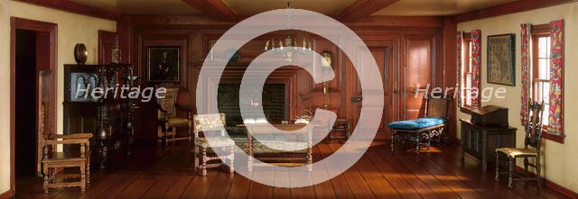 A2: New Hampshire Parlor, c. 1710, United States, c. 1940. Creator: Narcissa Niblack Thorne.