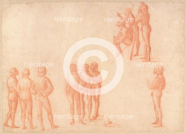 Groups of Male Figures, c. 1514. Creator: Vittore Carpaccio.