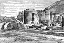 The ruins of the basilica at Pergamon, Turkey, 1895. Artist: Unknown